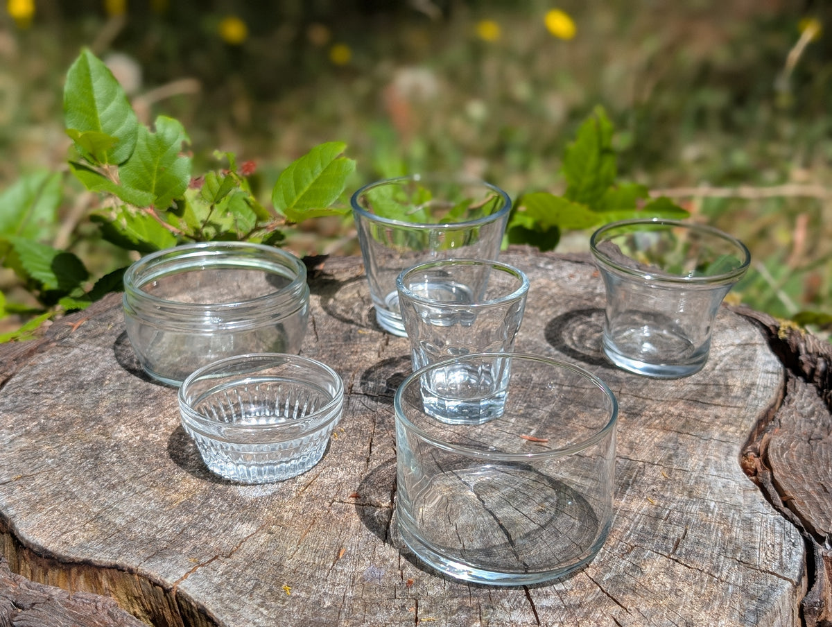 Ever-Changing Upcycled Glass Candle Holder