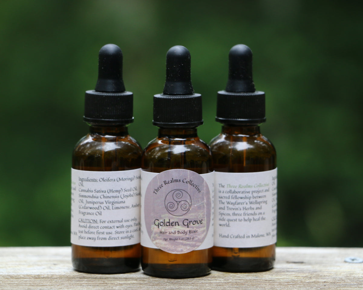 Golden Grove Hair and Body Elixir