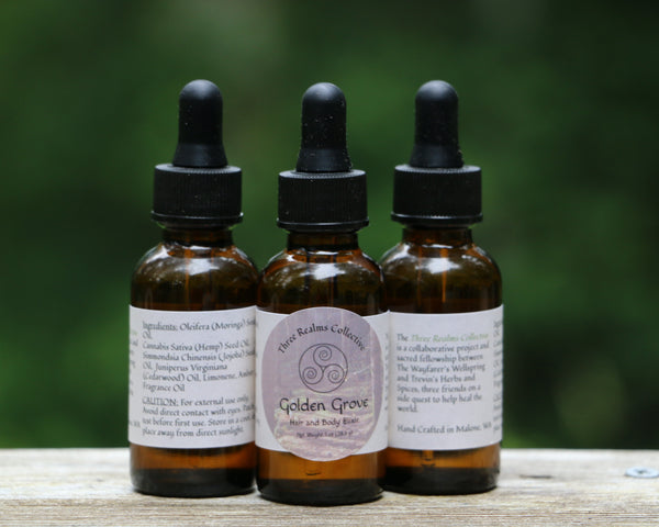 Golden Grove Hair and Body Elixir