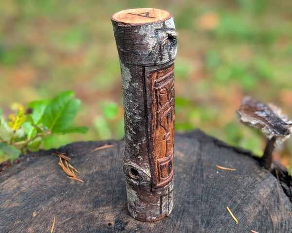 Thor Hand Carved Wooden Totem