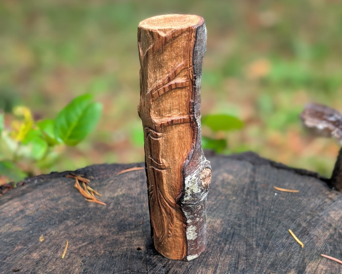 Yggdrasil (World Tree) Hand Carved Wooden Totem