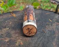 Tyr Hand Carved Wooden Totem