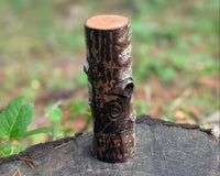 Forest Spirit Hand Carved Wooden Totem