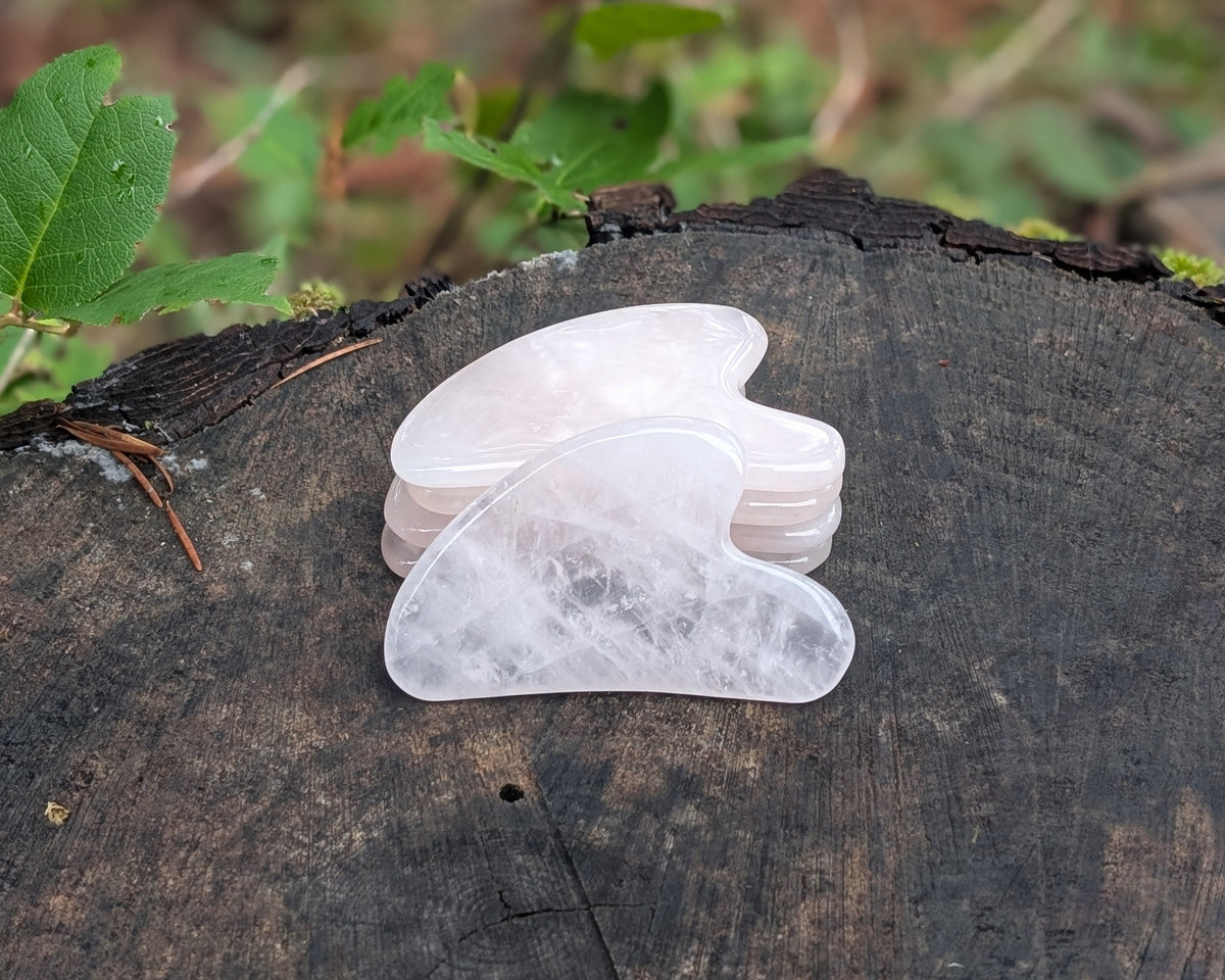 Rose Quartz Gua Sha Stone