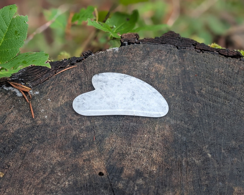 Clear Quartz Gua Sha Stone