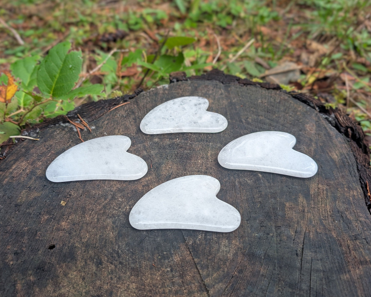 Clear Quartz Gua Sha Stone
