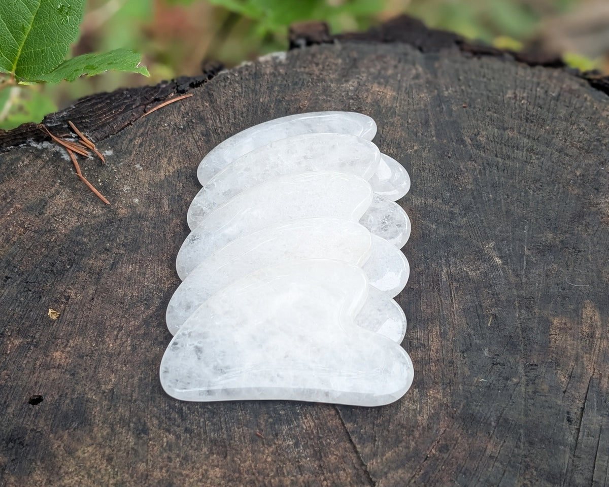 Clear Quartz Gua Sha Stone