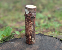 Veles (Volos) Hand Carved Wooden Totem