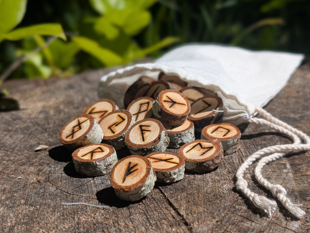 Handcrafted Raw Elder Futhark Runes – The Wayfarer's Wellspring