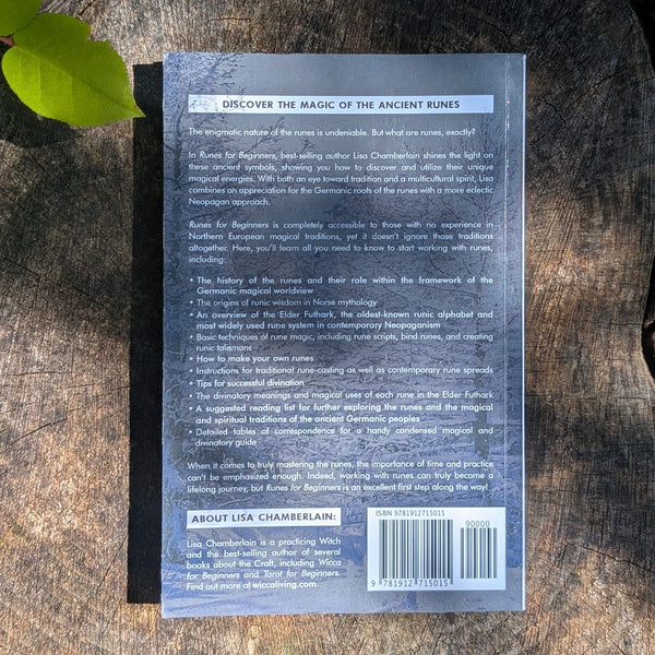 Runes for Beginners: A Guide to Reading Runes in Divination, Rune Magic, and the Meaning of the Elder Futhark Runes (Divination for Beginners Series) by Lisa Chamberlain
