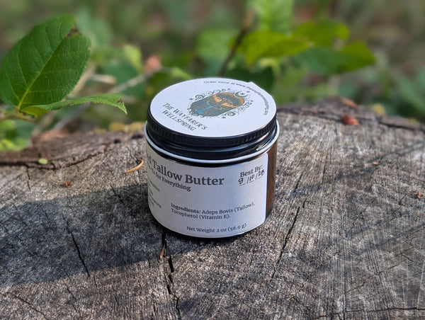 Unscented Tallow Butter (2 oz)