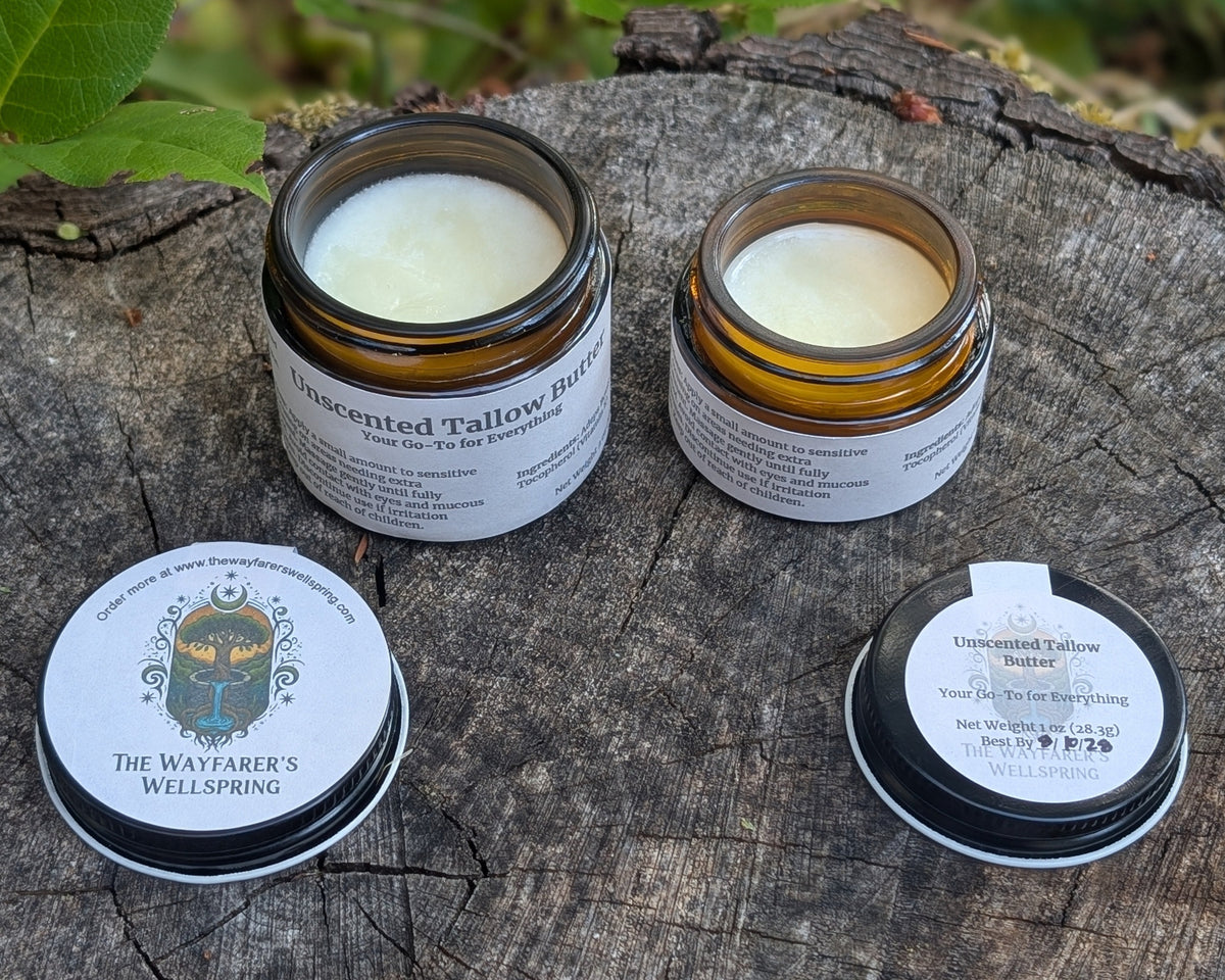 Unscented Tallow Butter (2 oz)