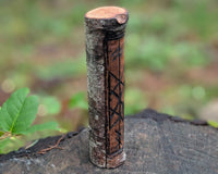 Web of Wyrd Hand Carved Wooden Totem