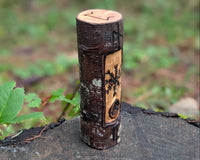 Ægishjálmr (Helm of Awe) Hand Carved Wooden Totem